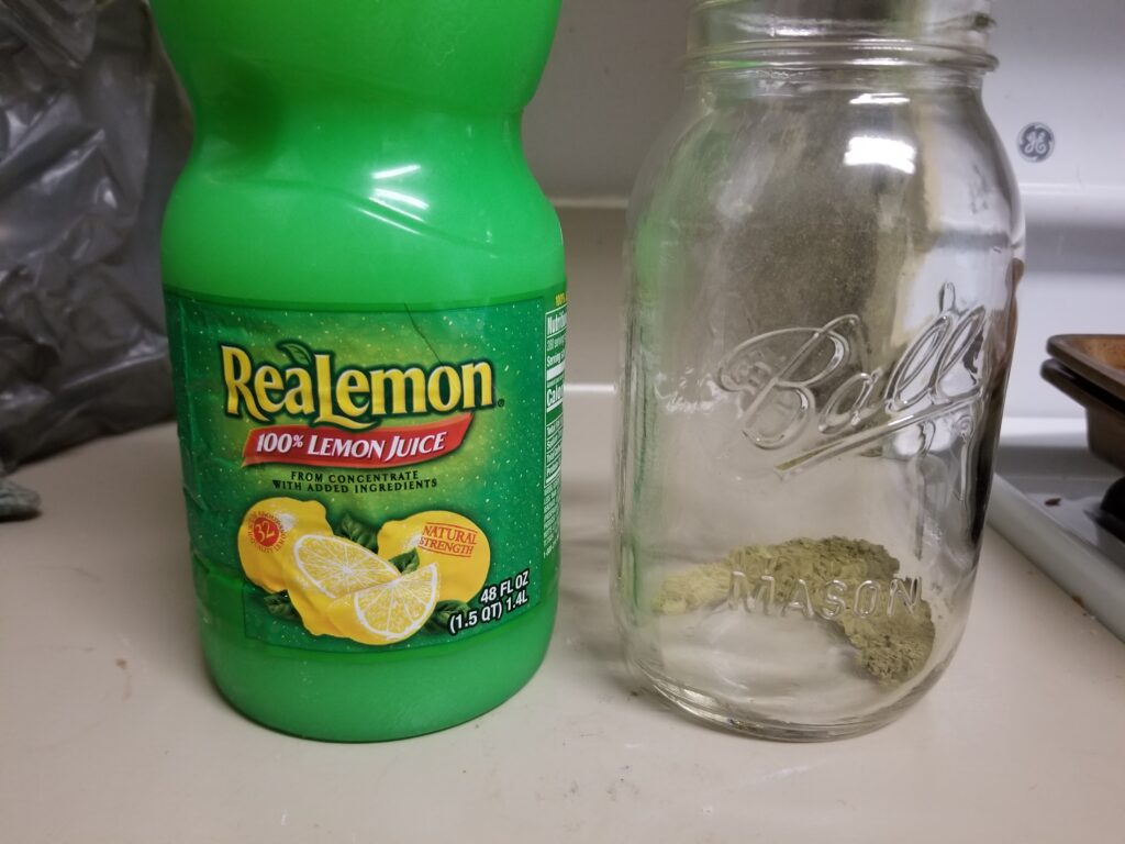 Lemon Juice For Extraction